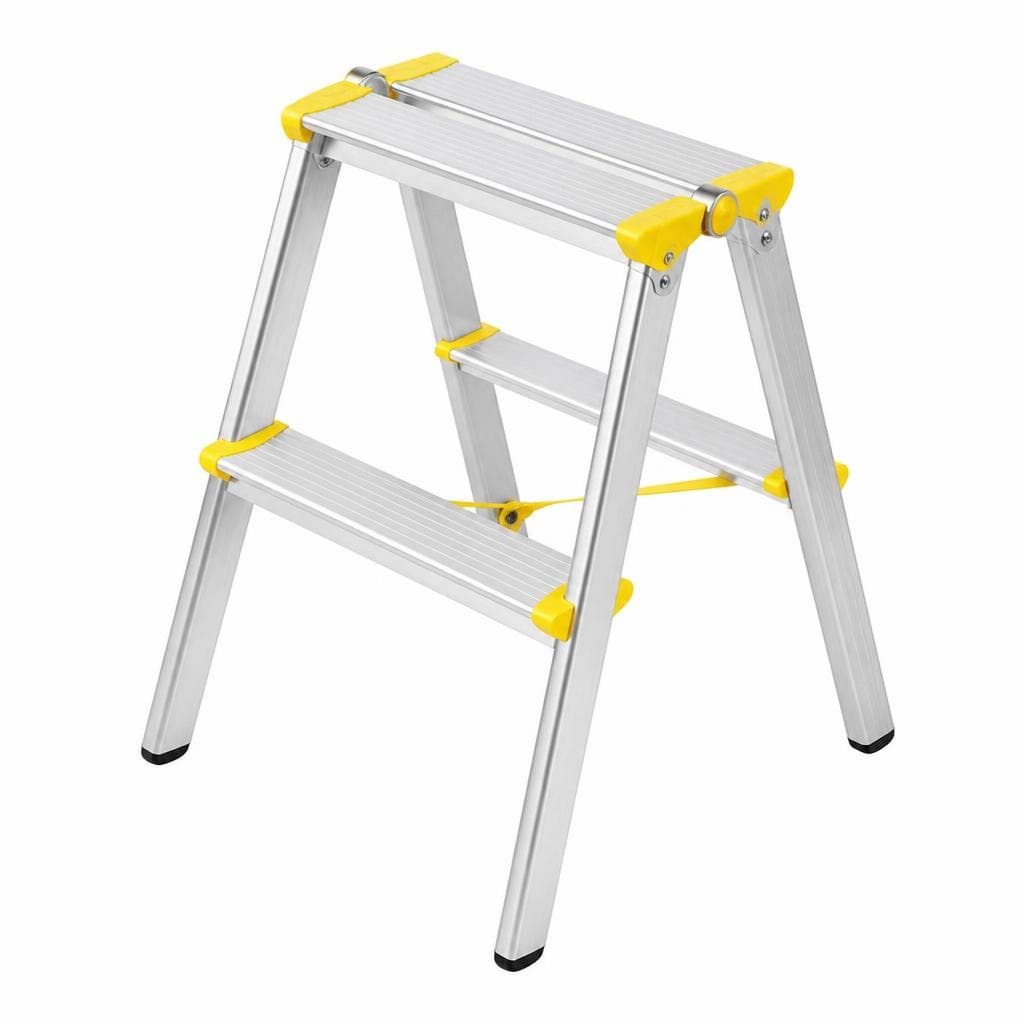 Aluminijske ljestve dvostrane 2 stepenice 50x36x41 cm Akcija u trgovini KTC