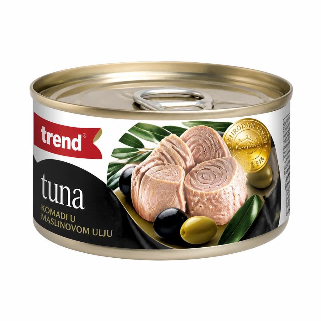 Trend tuna komadi u maslinovom ulju 80g Akcija u trgovini Pivac