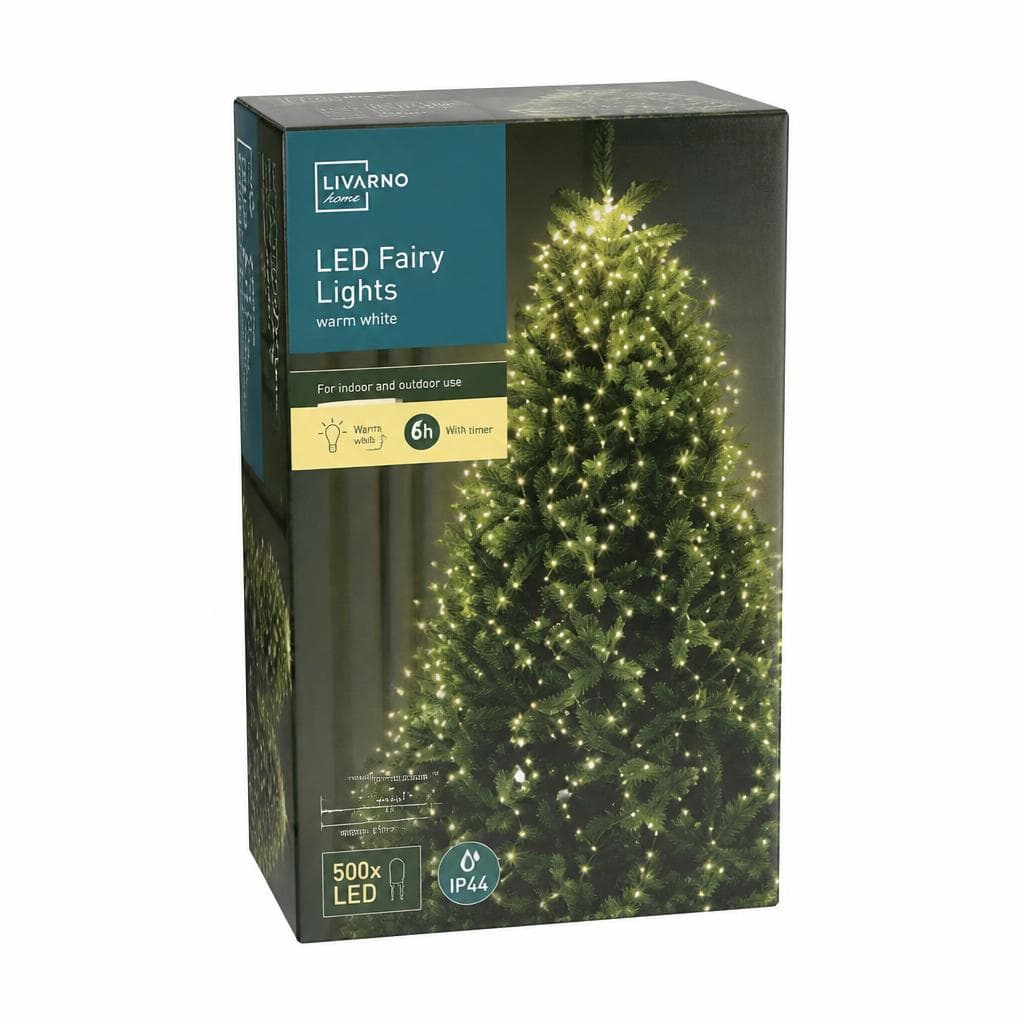 Božićne LED lampice 500 lampica, 15 m Akcija u trgovini Plodine