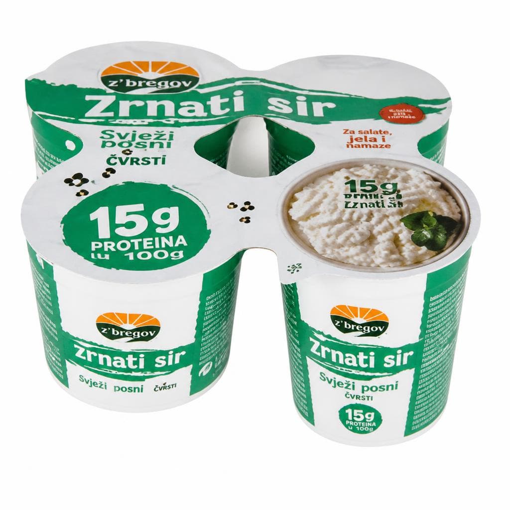 Z Bregov Zrnati sir 4x125 g Akcija u trgovini Kaufland