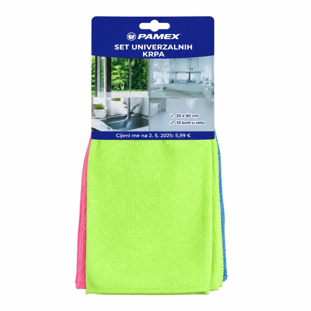 Set univerzalnih krpa Pamex 1 set Akcija u trgovini Interspar