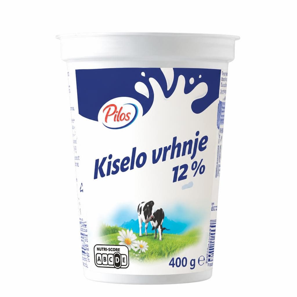 Pilos kiselo vrhnje 400 g Akcija u trgovini Lidl