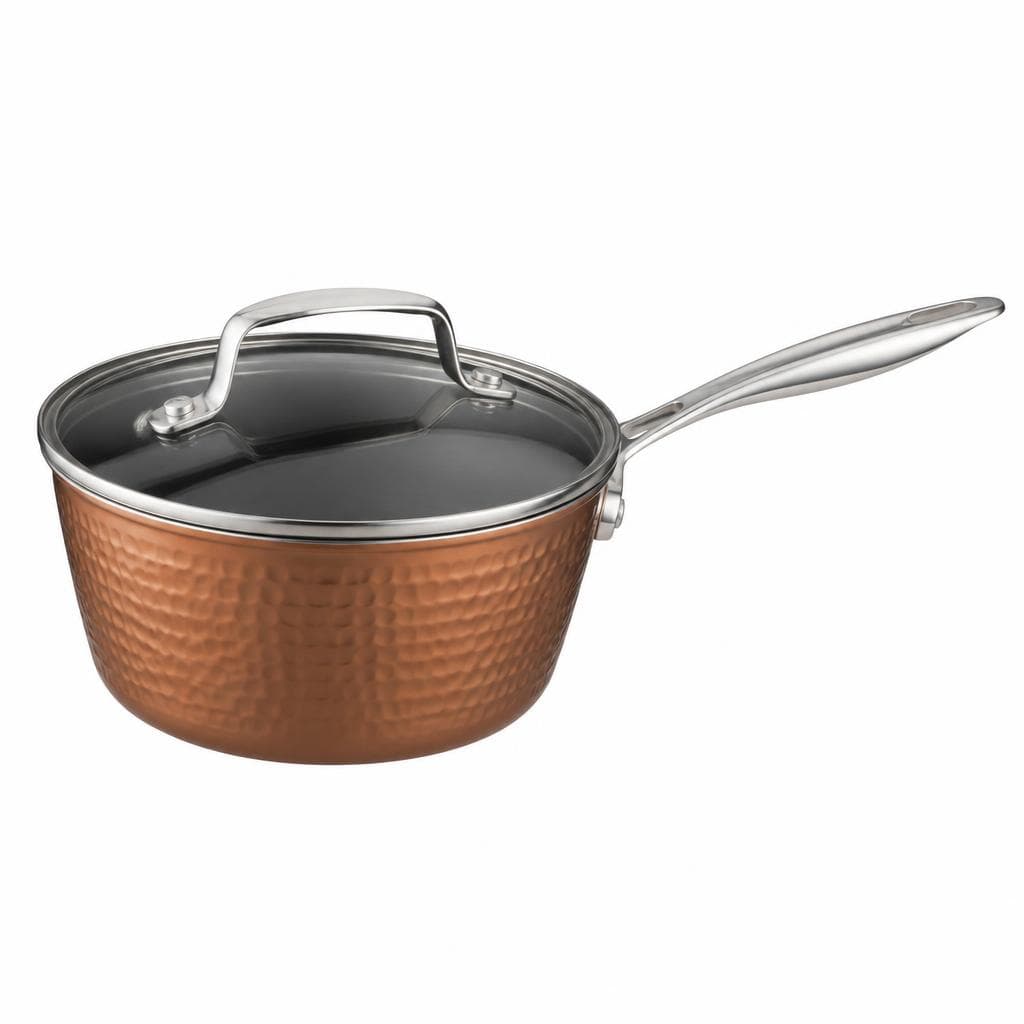 POSUDA ZA UMAKE S POKLOPCEM Copper luxe 1 kom, 16 cm Cheffino Akcija u trgovini Interspar