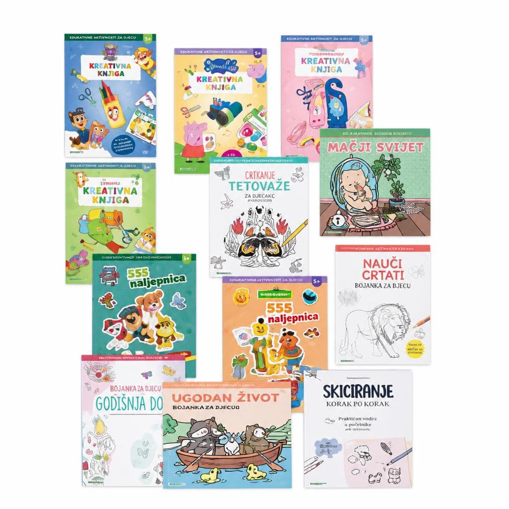 Dječja kreativna knjiga Akcija u trgovini Lidl