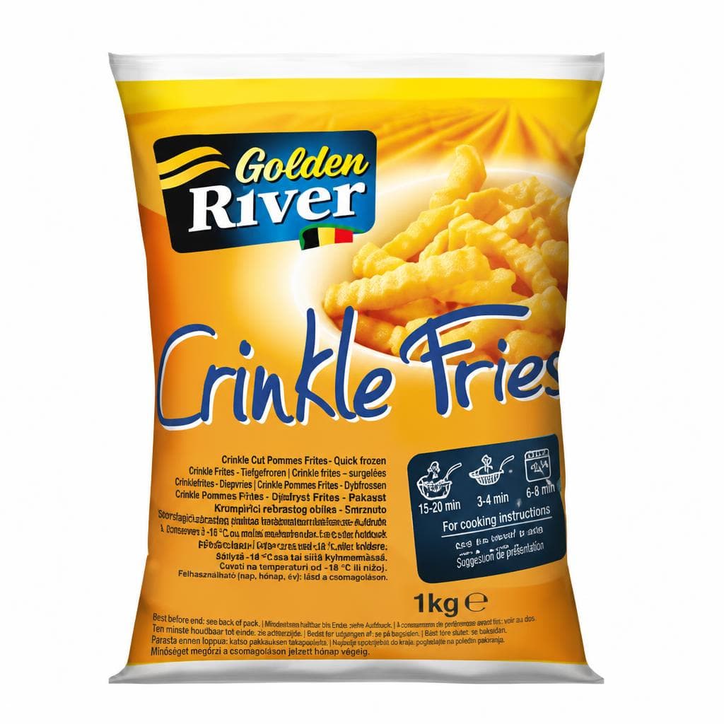 Golden River Crinkle Cut smrznuto 1 kg Akcija u trgovini Stanić Diskont