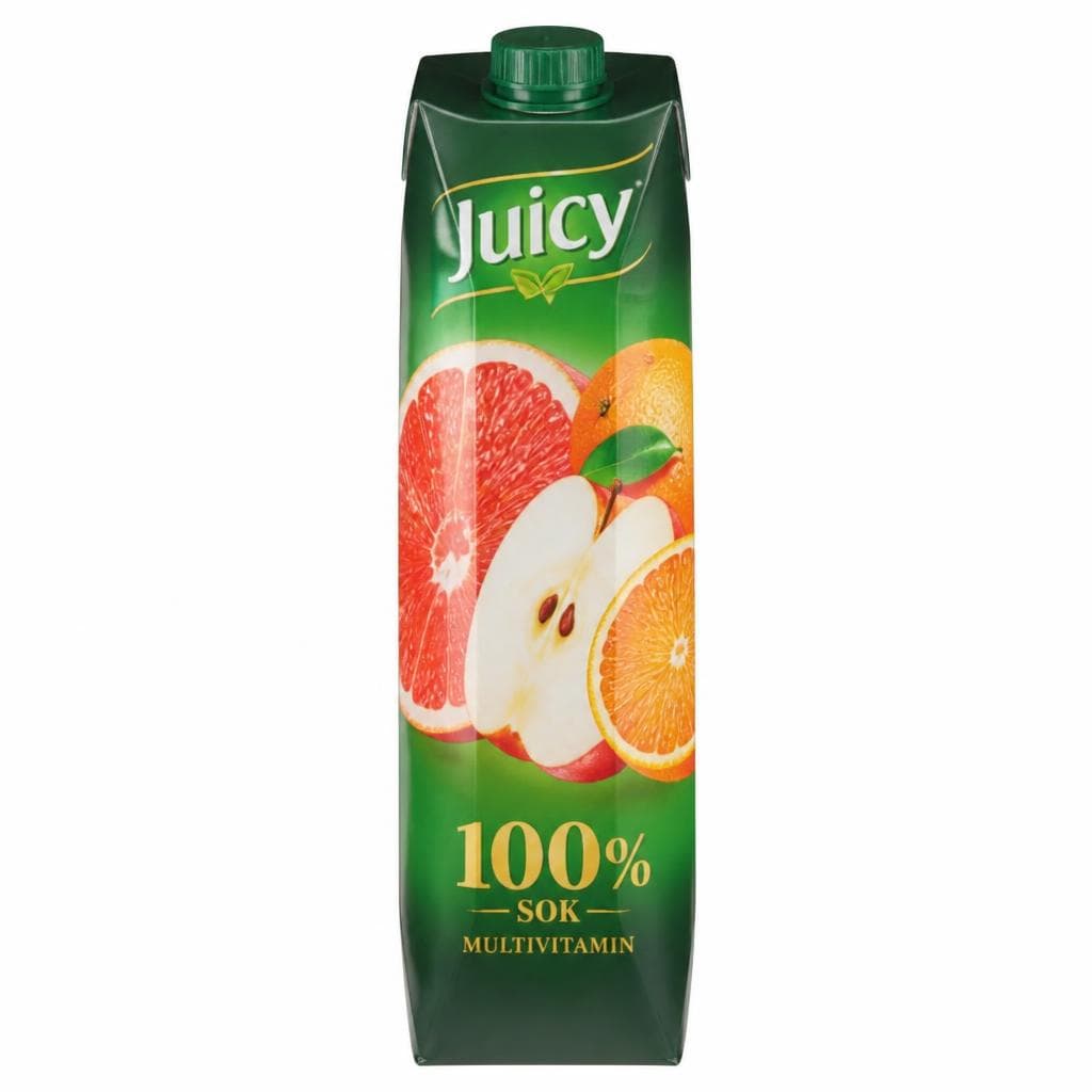 Juicy sok 100% 1 l Akcija u trgovini Plodine