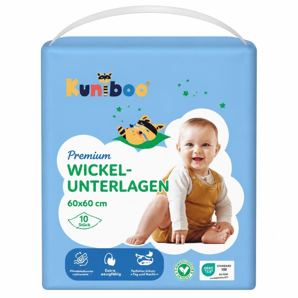 Kuniboo podloga za previjanje 10 kom 60x60 cm Akcija u trgovini Kaufland