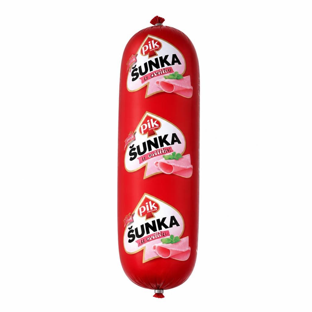 Pik Šunka u ovitku Pik Vrbovec Akcija u trgovini Vrutak