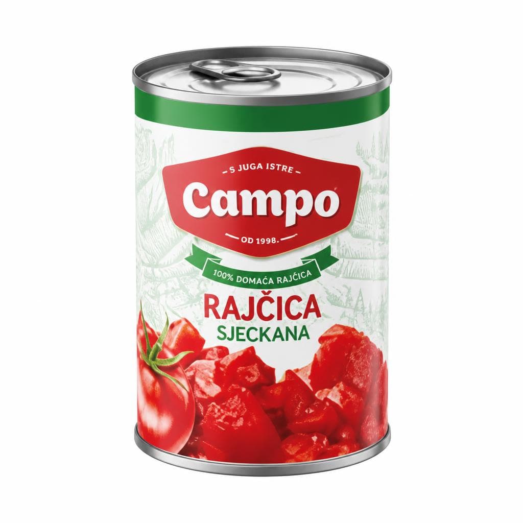 Campo rajčica sjeckana 400 g Akcija u trgovini Plodine