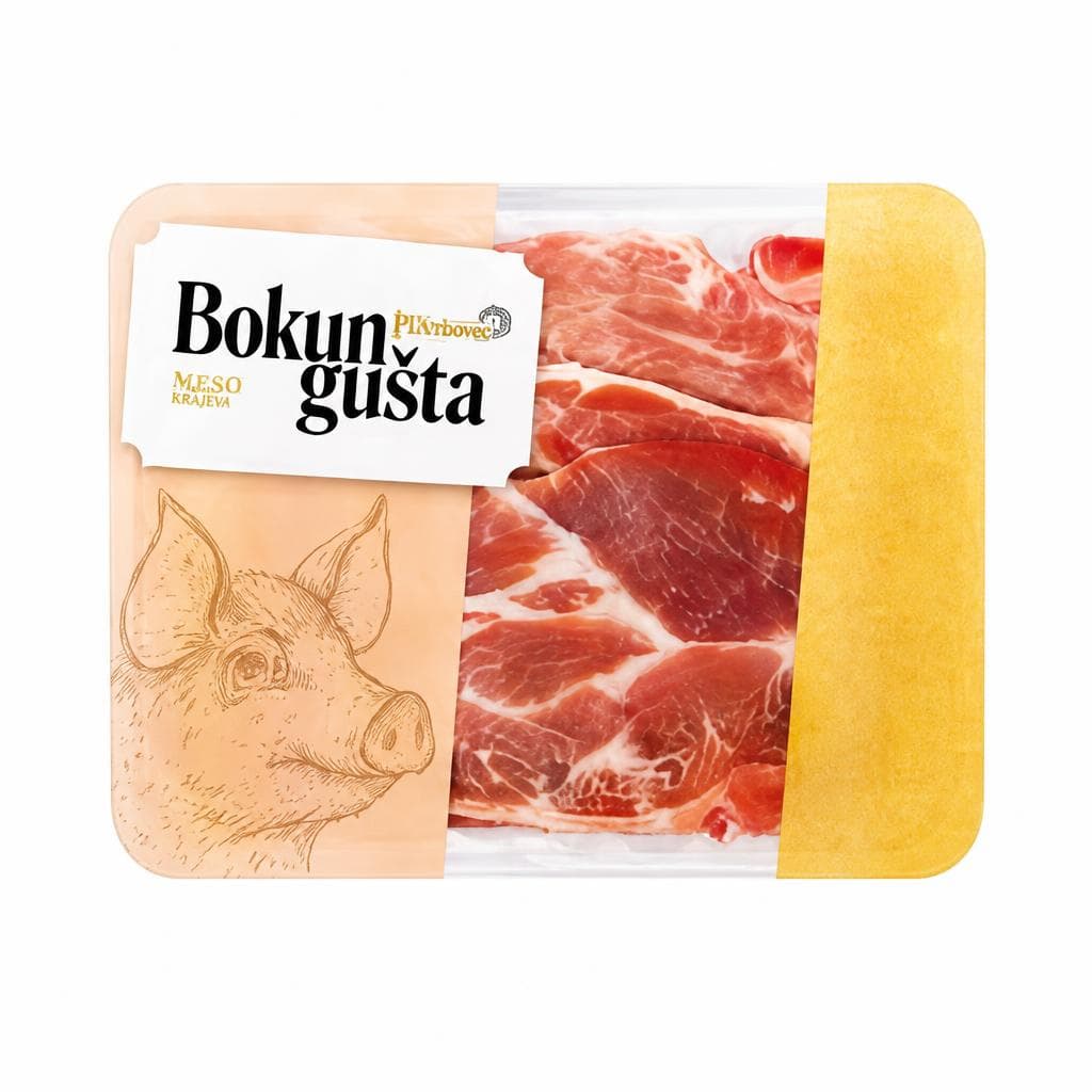 Bokun gušta Svinjski vrat 550 g Akcija u trgovini Tommy