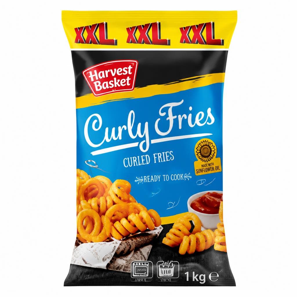 HARVEST BASKET Curly fries 1 kg Akcija u trgovini Lidl