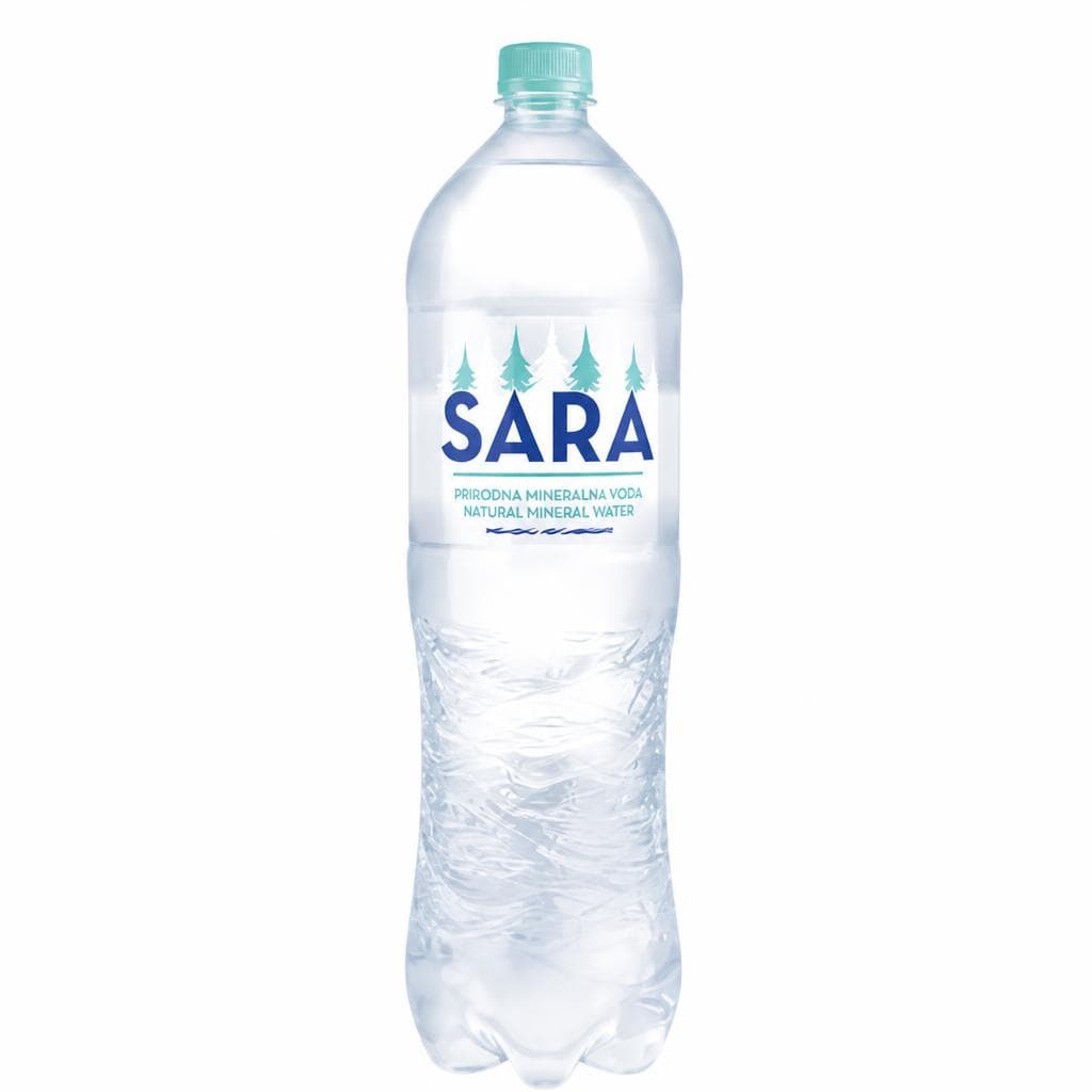 Sara prirodna voda 1,5 l Akcija u trgovini Djelo