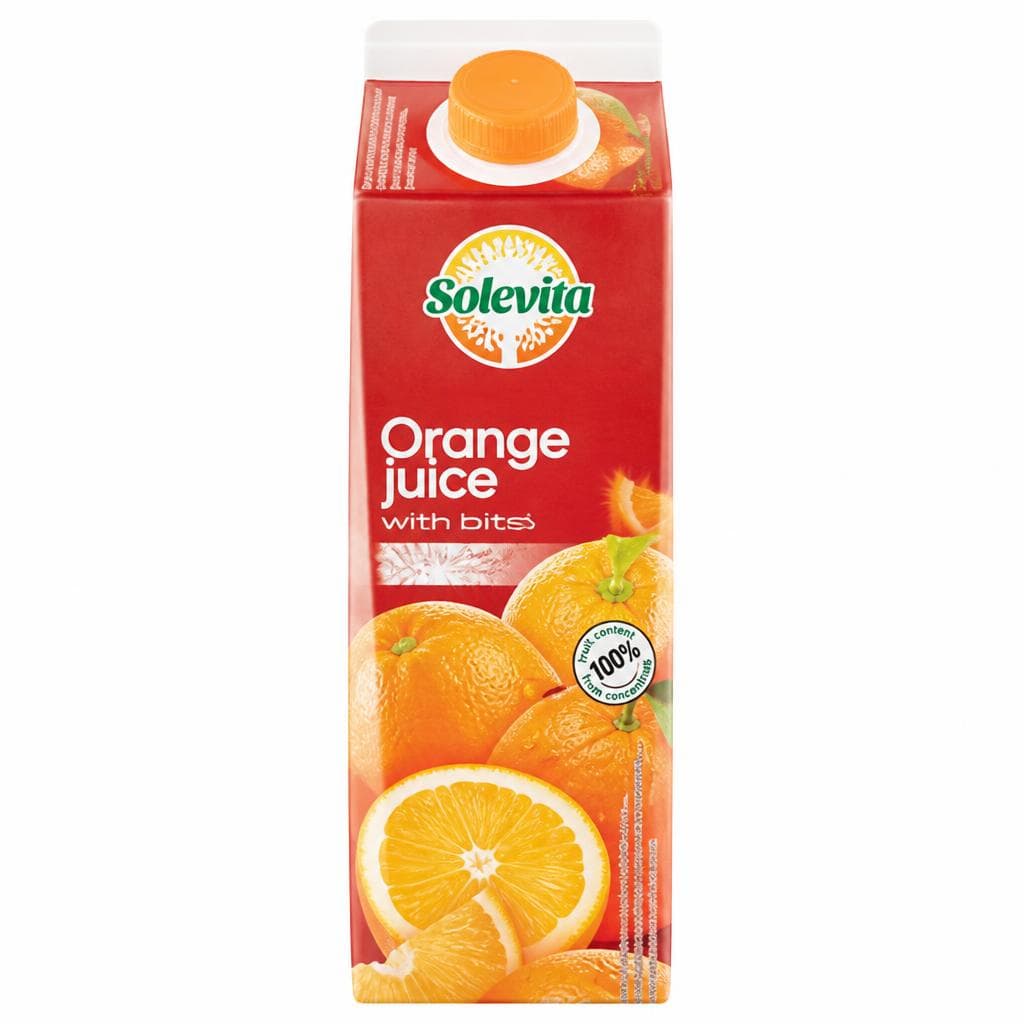 Solevita sok od naranče s pulpom 1 L Akcija u trgovini Lidl