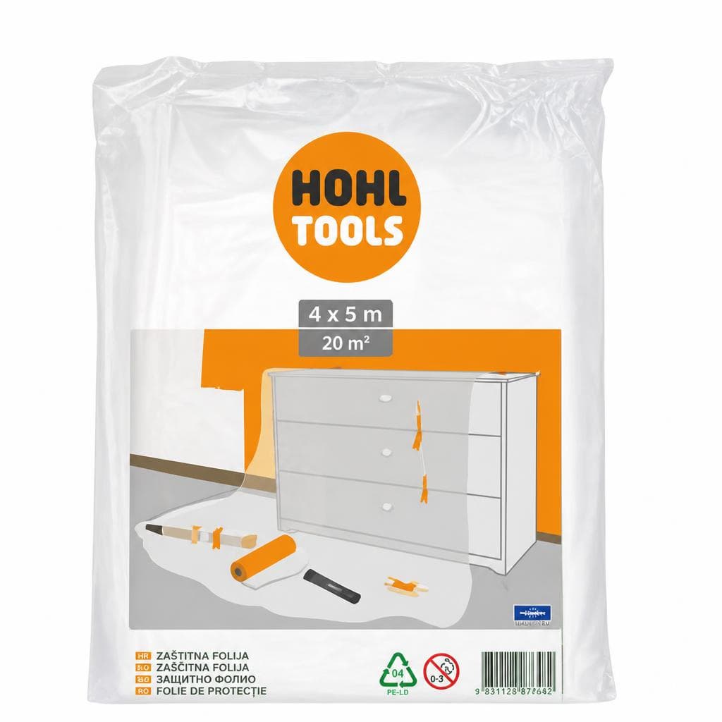 Zaštitna folija 4 x d 12,5 m WOW! TOOLS Akcija u trgovini Bauhaus