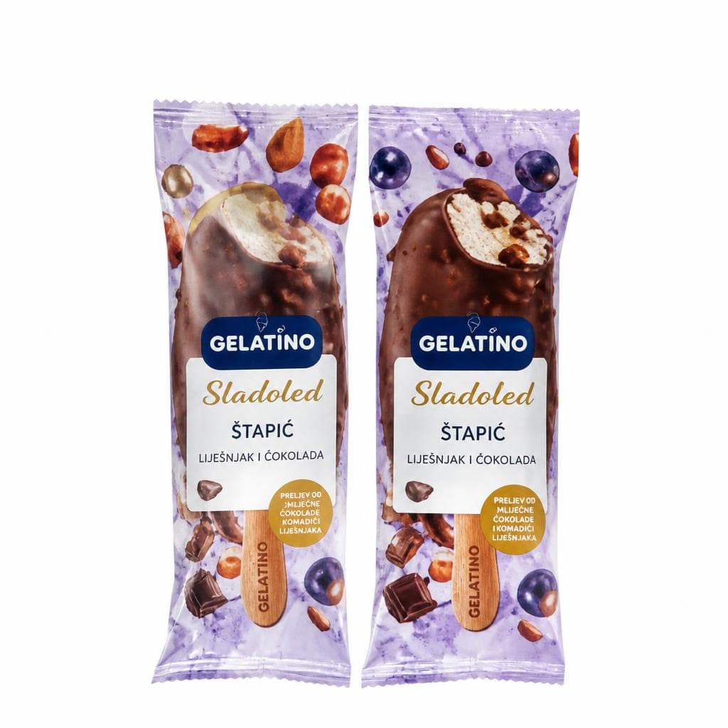Gelatino sladoled štapić 100 ml Akcija u trgovini Plodine