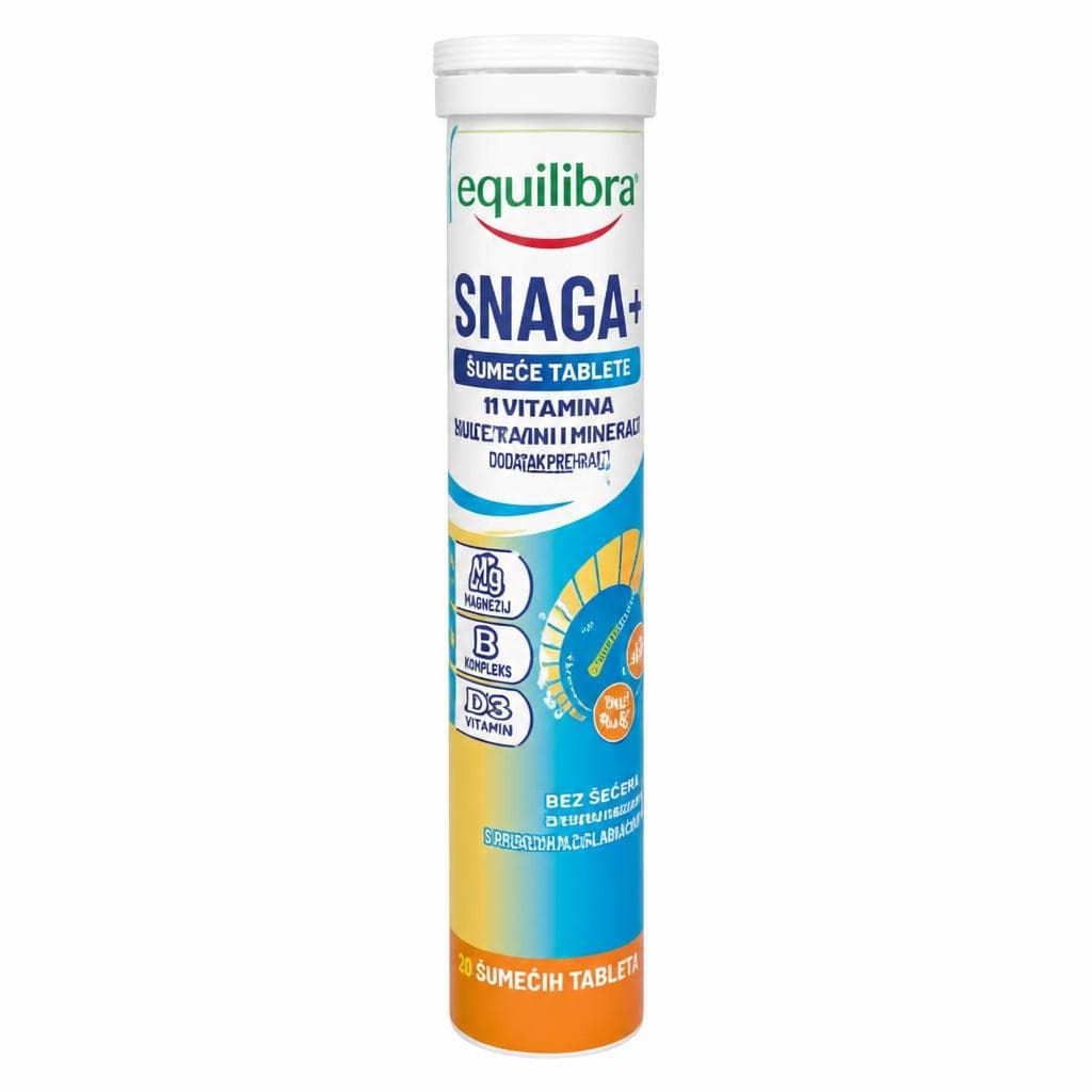 Equilibra snaga+ šumeće tablete 20 kom. Akcija u trgovini Dm