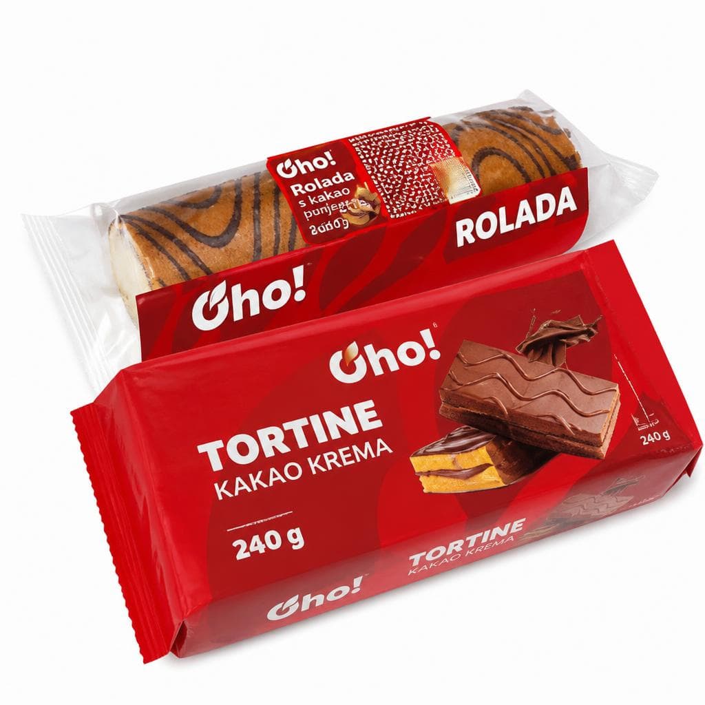 Oho! rolada ili tortina 240 - 300 g Akcija u trgovini Plodine
