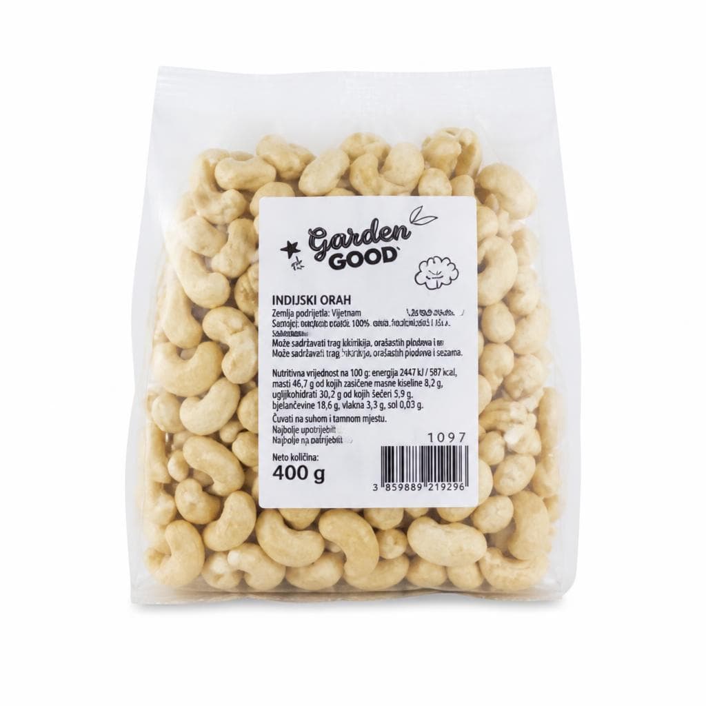 Indijski orah 400g Garden Good Akcija u trgovini Konzum
