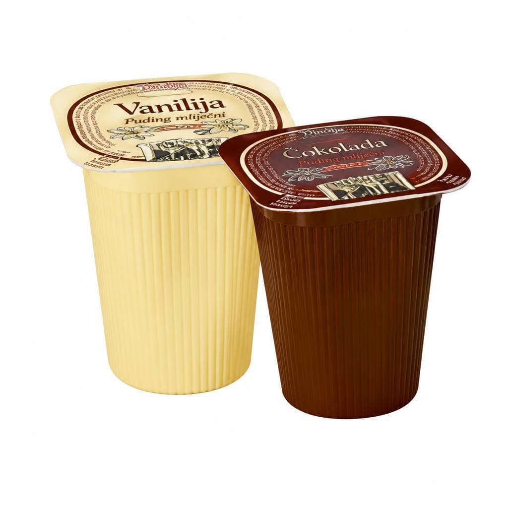 Puding mliječni Vindija Vanilija, Čokolada 125 g Akcija u trgovini NTL