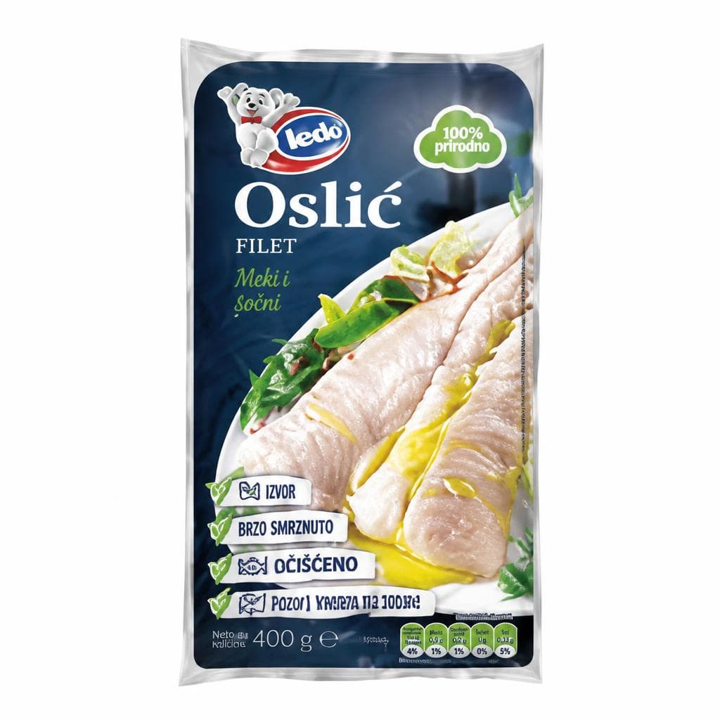 Ledo Oslić filet 400g Akcija u trgovini Konzum