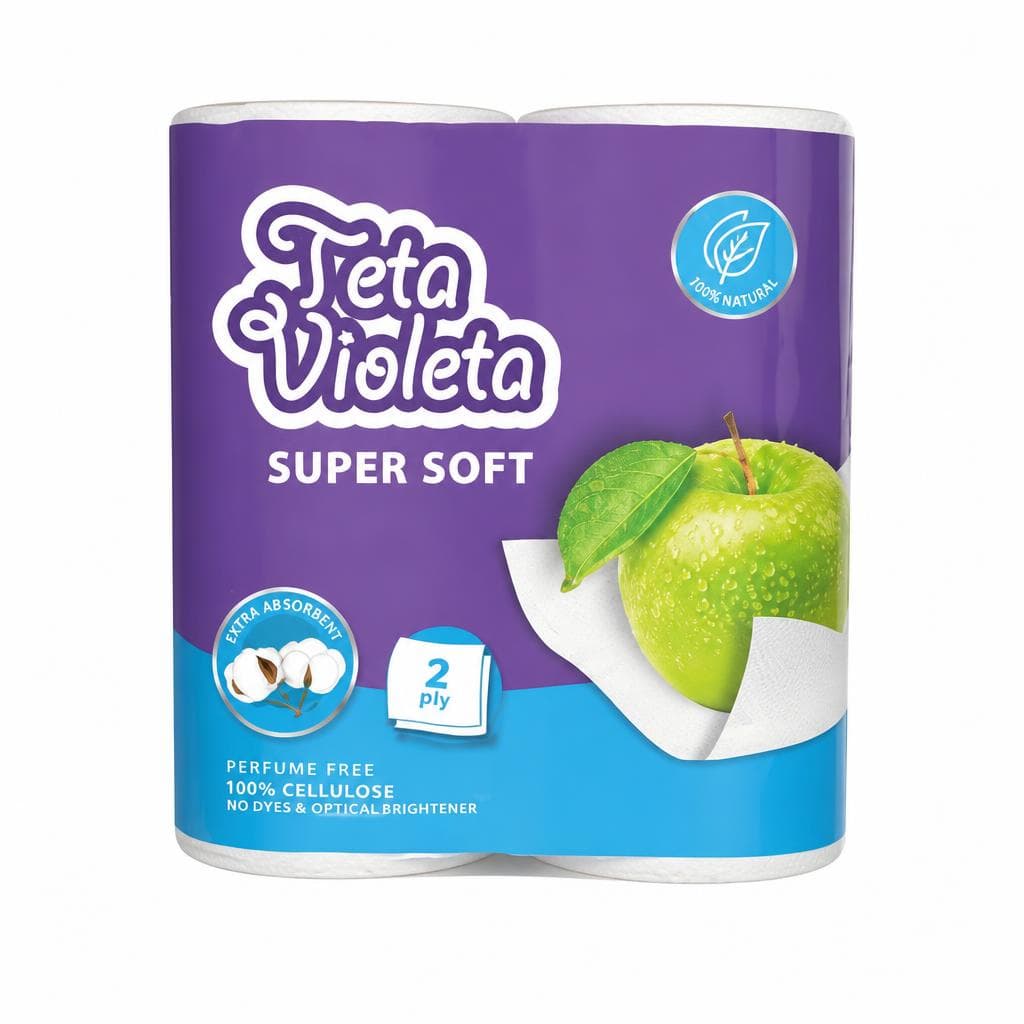 Violeta Super Soft papirnati ručnici 2/1, 2-slojni Akcija u trgovini Bipa