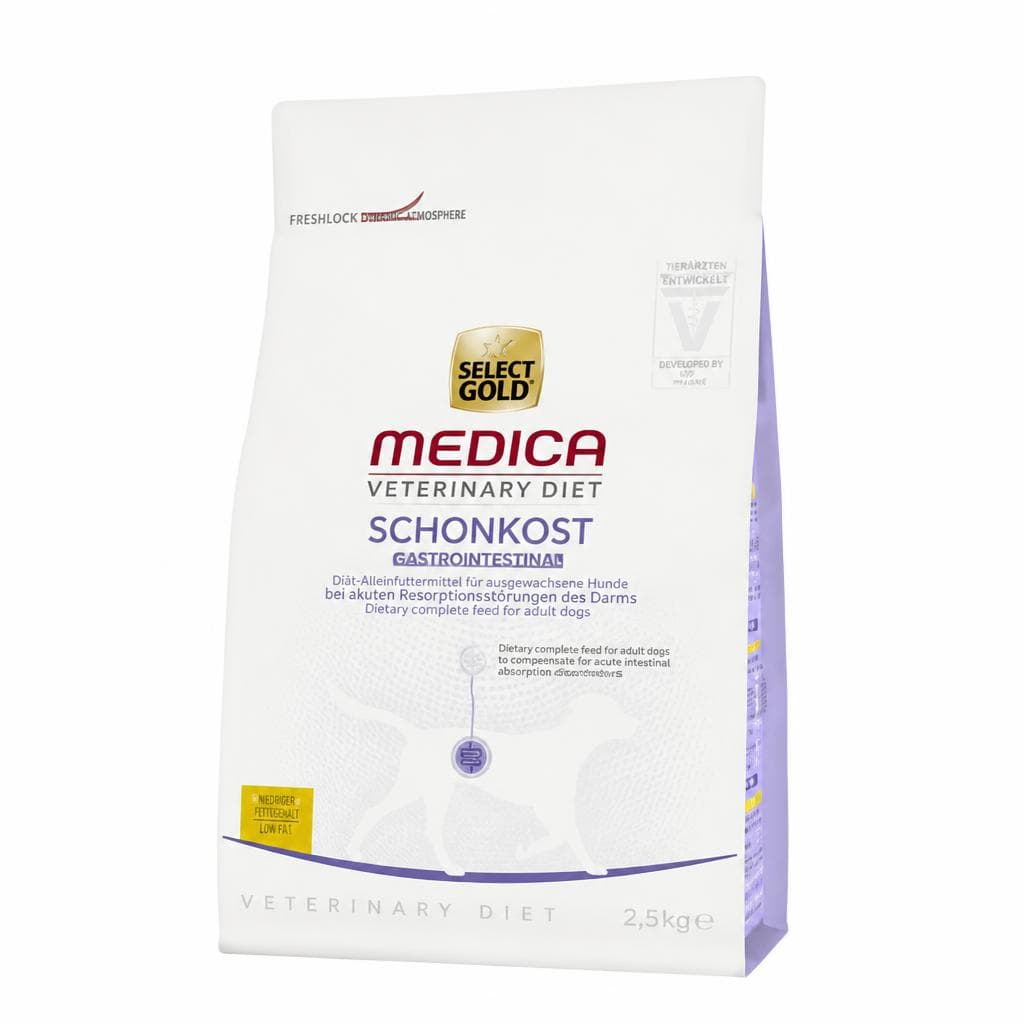 SELECT GOLD MEDICA Gastrointestinal Low Fat 2,5 kg Akcija u trgovini Zoo City