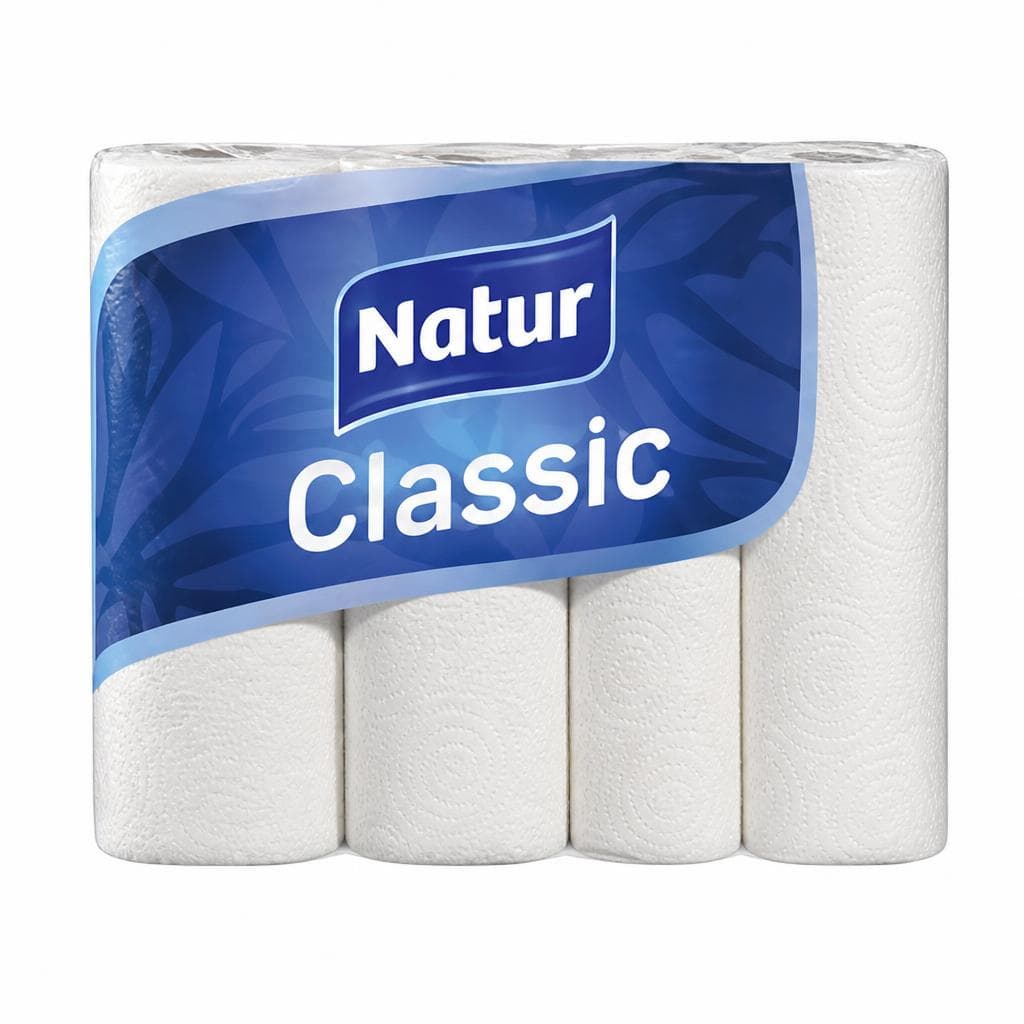 Natur papirnati ručnik 4 role Akcija u trgovini Konzum