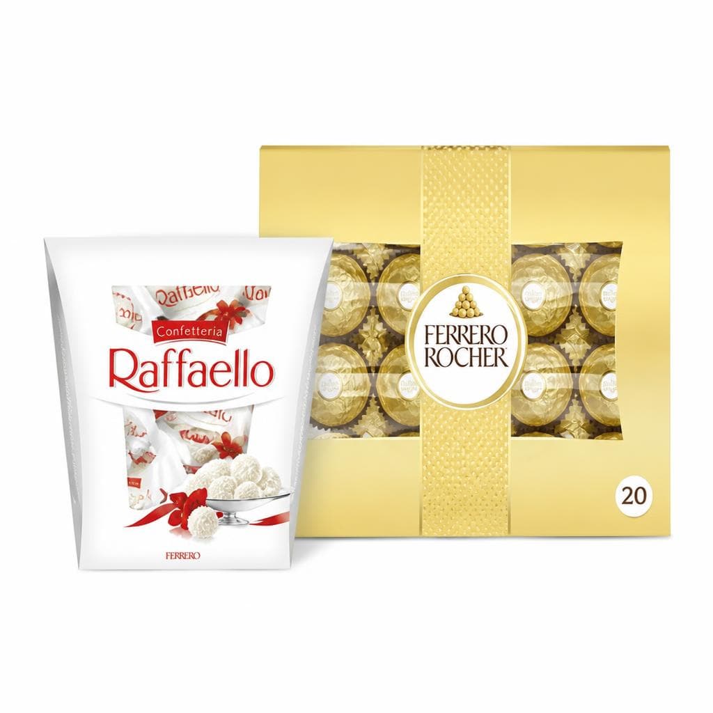 Ferrero Rocher ili Raffaello 250 g ili 230 g Ferrero Rocher, Raffaello Akcija u trgovini Spar