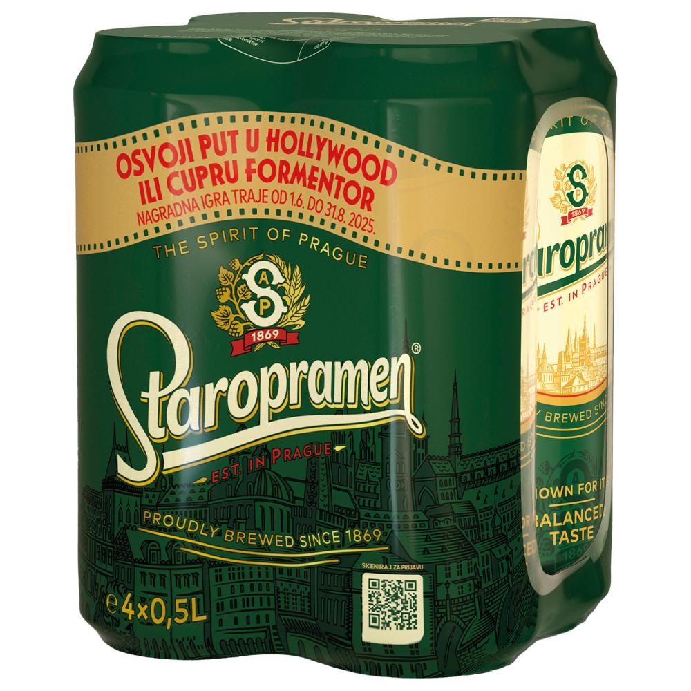 Staropramen Pivo 4x0,5 L - Akcija u trgovini Tommy