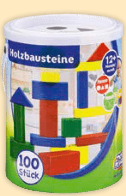 Drvene kocke TOY PLACE - Akcija u trgovini Mueller