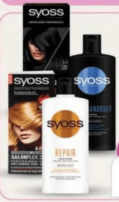 Syoss Odabrani proizvodi - Akcija u trgovini Plodine