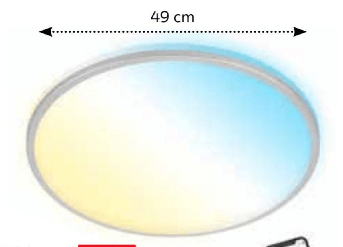 Pametna stropna LED svjetiljka Ivy novel - Akcija u trgovini Lesnina