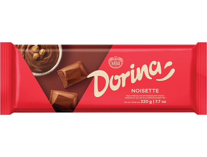 Čokolada Dorina noisette 220 g - Akcija u trgovini Bakmaz