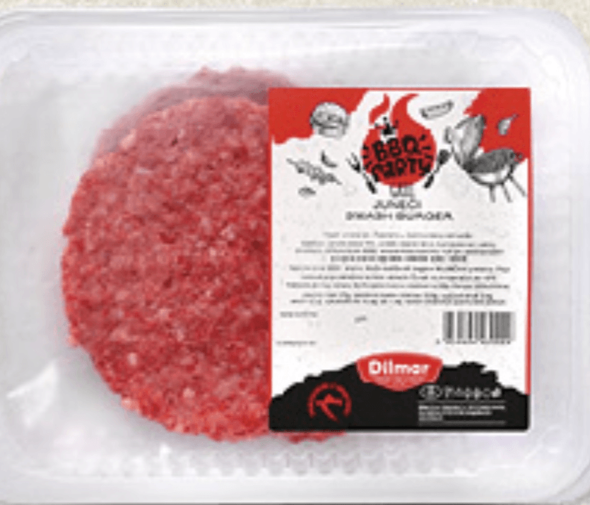 Juneći smash burger 320g Dimlar Akcija u trgovini Konzum