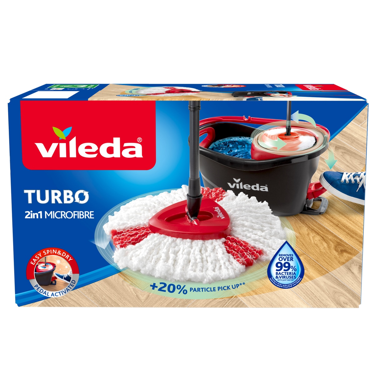Vileda Easy Wring & Clean Turbo Mop - Akcija u trgovini Konzum