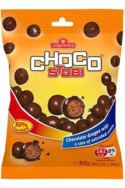 CHOCO STOBI FLIPS Čokoladne dražeje 30 g - Akcija u trgovini Kaufland