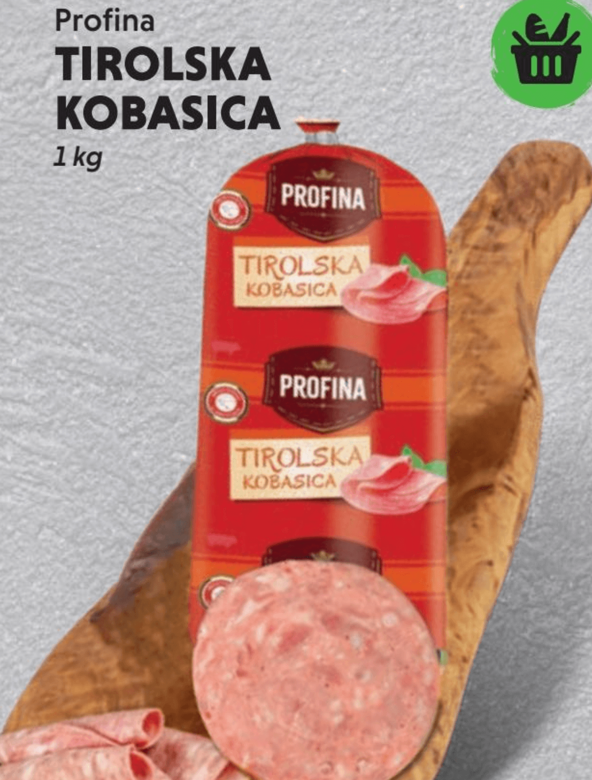 Profina Tirolska kobasica 1 kg - Akcija u trgovini Studenac
