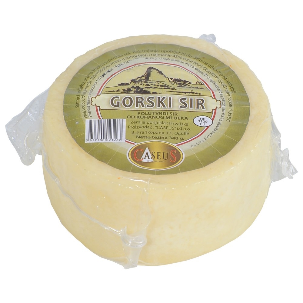 Gorski sir 340 g Caseus Akcija u trgovini Konzum