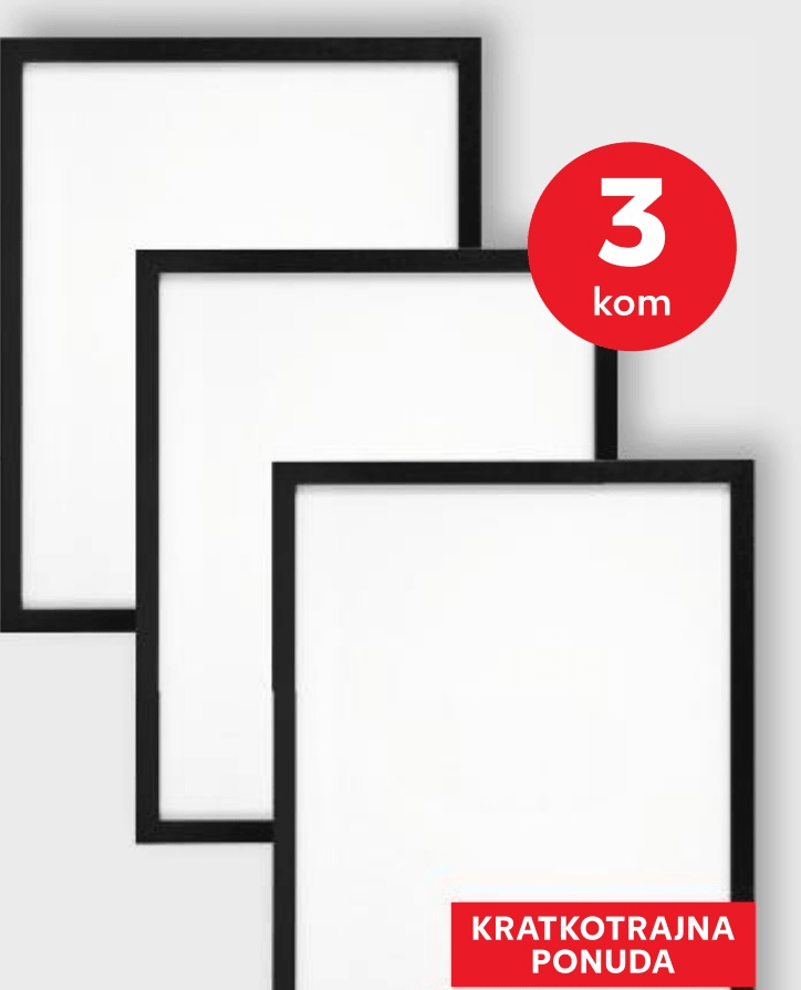 Okvir za slike 3 kom LIV QO BO - Akcija u trgovini Kaufland