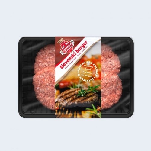 Slavonski burger 400 g Ravlić - Akcija u trgovini Interspar