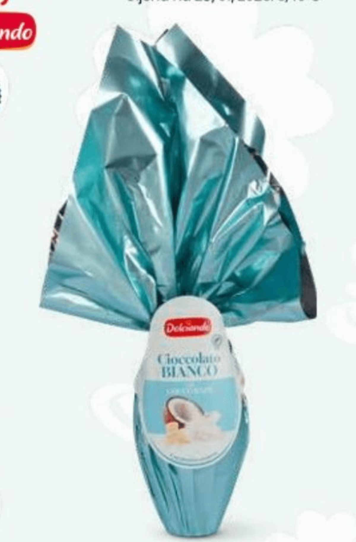 Dolciando Jaje bijela čokolada s kokosom 250 g - Akcija u trgovini Eurospin