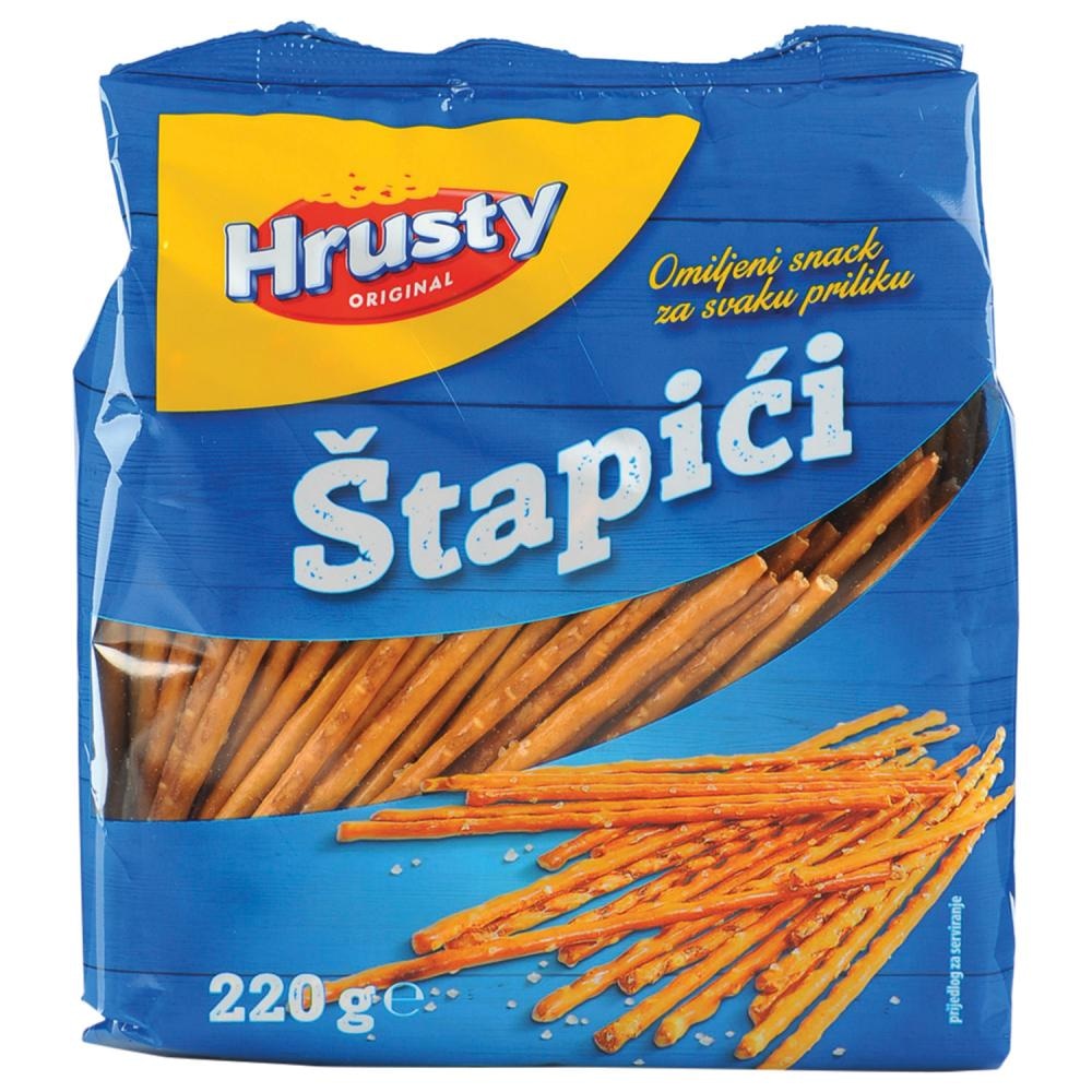 Hrusty Štapići 220g - Akcija u trgovini Konzum