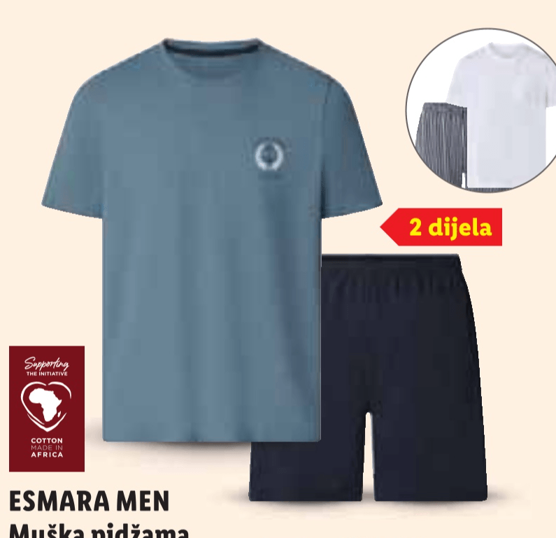 ESMARA MEN Muška pidžama - Akcija u trgovini Lidl