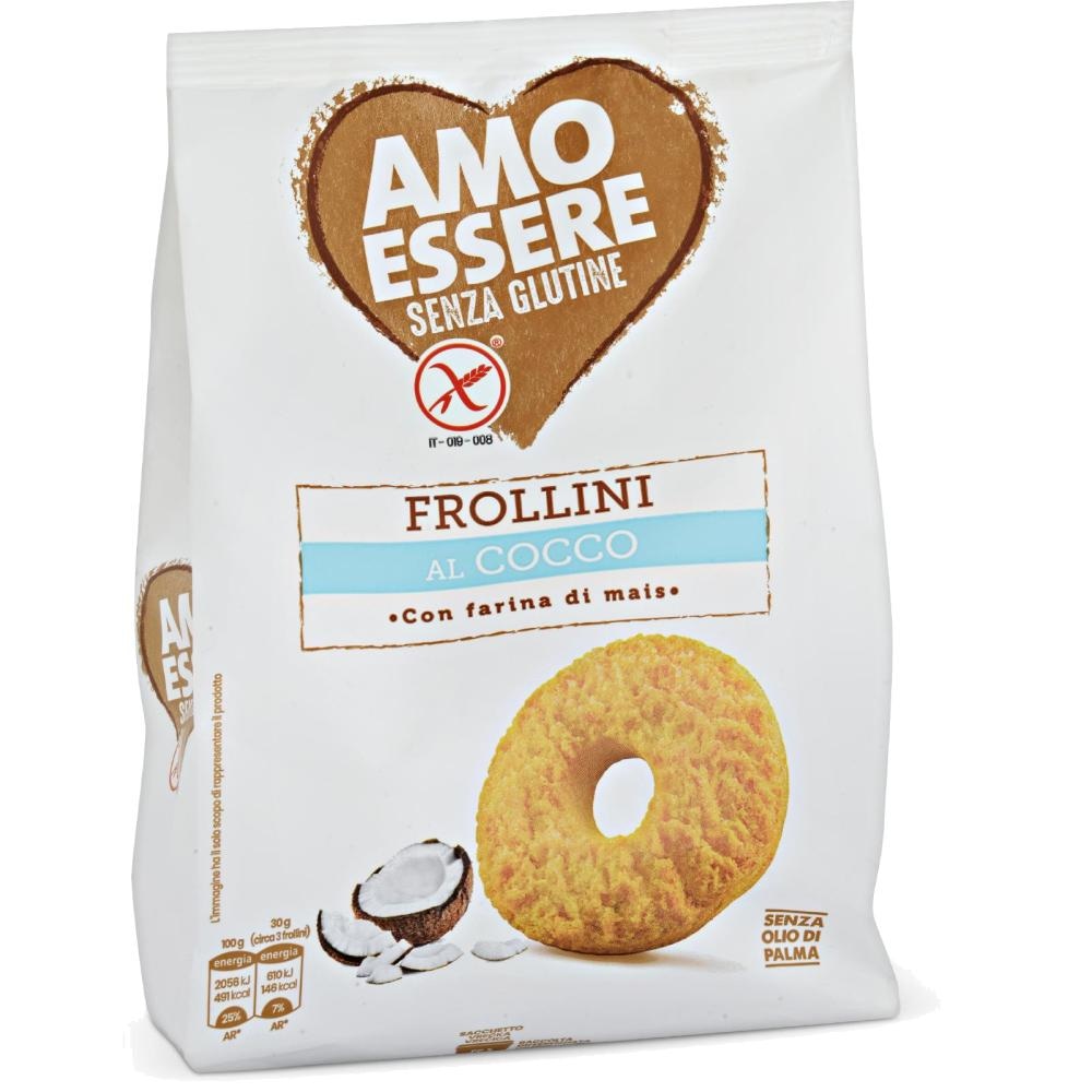 Keksi s medom/keksi s kokosom bez glutena 250 g AMO ESSERE - Akcija u trgovini Eurospin