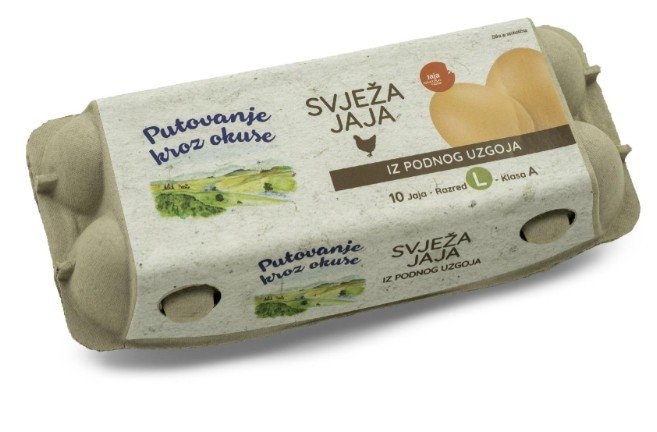 Svježa jaja slobodni uzgoj 10 kom - Akcija u trgovini Eurospin