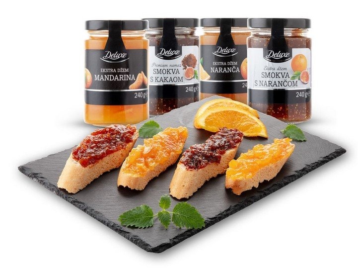 Deluxe Ekstra džem Smokva s kakaom 240 g - Akcija u trgovini Lidl