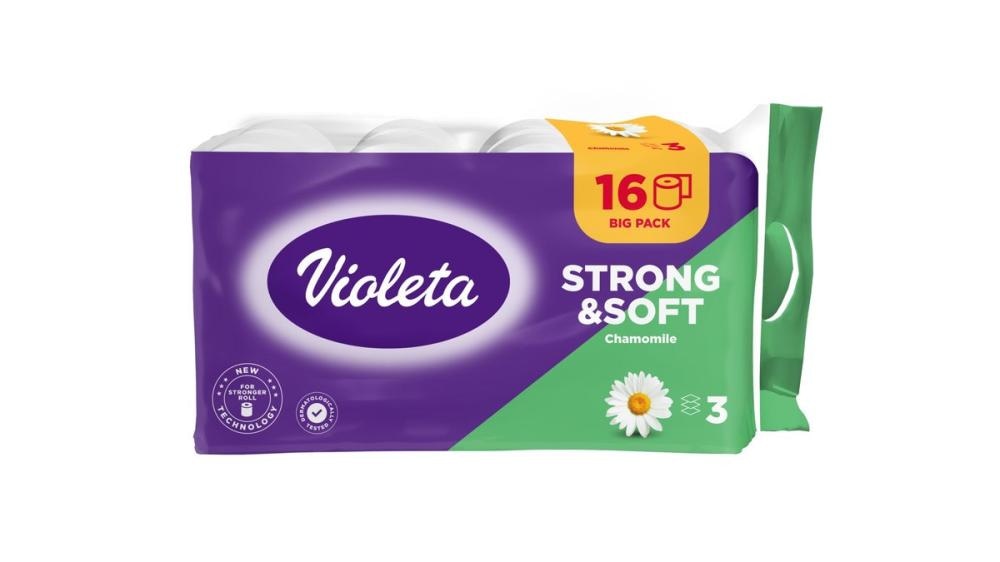 Violeta Toaletni papir 16 rola - Akcija u trgovini Konzum