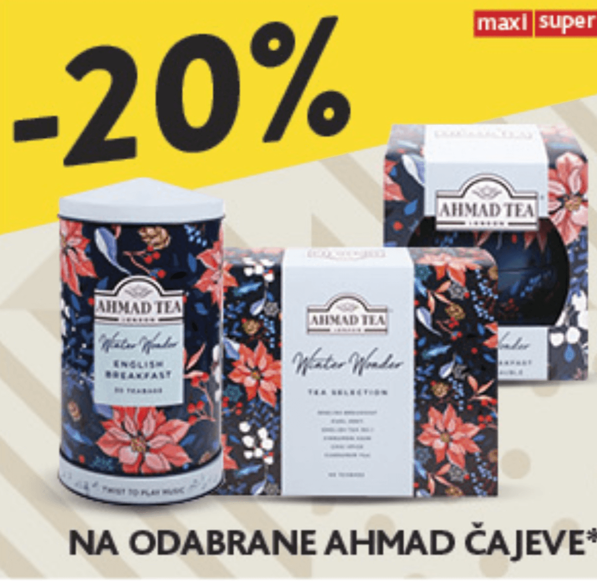 Odabrani Ahmad čajevi AHMAD TEA - Akcija u trgovini Konzum