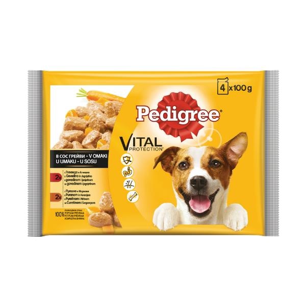 Pedigree Hrana za pse 4x100 g - Akcija u trgovini Kaufland