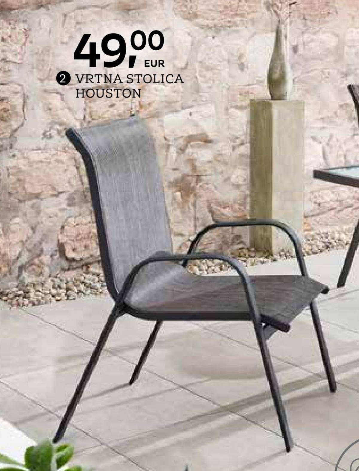 Vrtna stolica Houston - Akcija u trgovini Lesnina